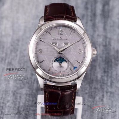 OM Factory Jaeger LeCoultre Master Calendar Meteorite Dial 39mm Swiss Automatic Moonphase Watch